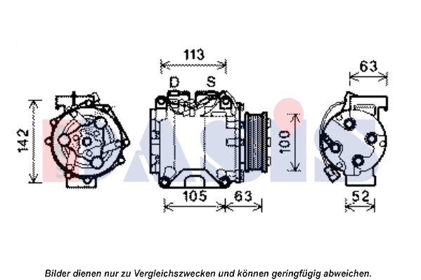 AKS DASIS Kompressor,kliimaseade 851940N